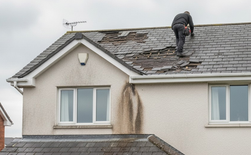 Emergency Roofer Repairing Roof Dublin